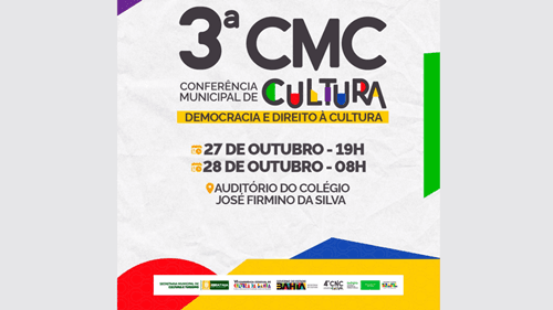 3ª Conferência Municipal de Cultura de Ibirataia: Democracia e Direito à Cultura em Destaque