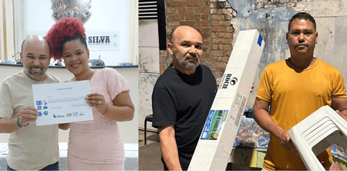 Vereador Márcio Fatel realiza ações comunitárias com doação de tenda, entrega de certificados e acompanhamento de obras