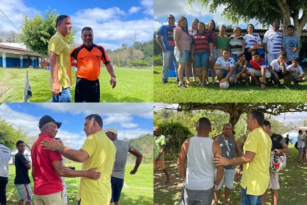 Vice-Prefeito Juca Muniz Prestigia a Abertura da Copa Regional de Futebol Master "Troféu Leison de Oliveira" em Algodão