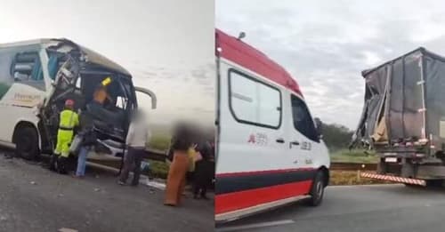 Acidente em Minas Gerais envolvendo carreta de Vitória da Conquista deixa feridos