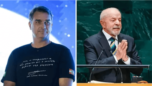 Flávio Bolsonaro pede ao TSE que Lula seja impedido de usar discurso na ONU em campanha