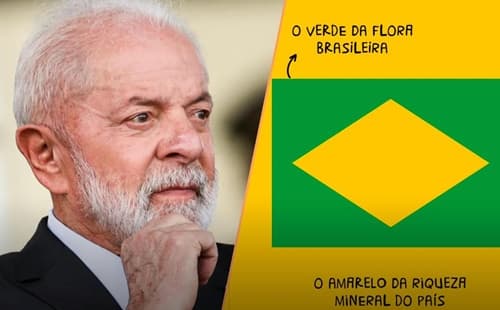 Publicação do Governo sobre cores da bandeira gera debate nas redes sociais