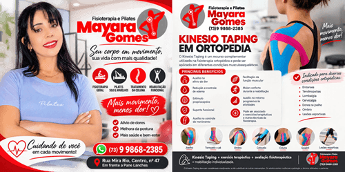 Fisioterapia e Pilates Mayara Gomes: Kinesio Taping auxilia na fisioterapia e reabilitação