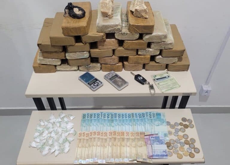 Homem é preso com cerca de 30 kg de crack em Vitória da Conquista