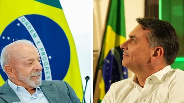 Nova pesquisa aponta empate técnico entre Lula e Flávio Bolsonaro no 2º turno
