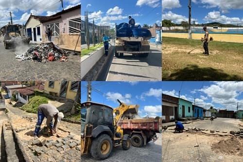 Ibirataia: Prefeitura realiza serviços de manutenção em bairros e espaços públicos