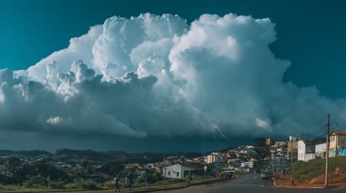 Inmet emite alerta de perigo potencial para granizo, temporais e ventos de até 60km/h em mais de 150 cidades baianas