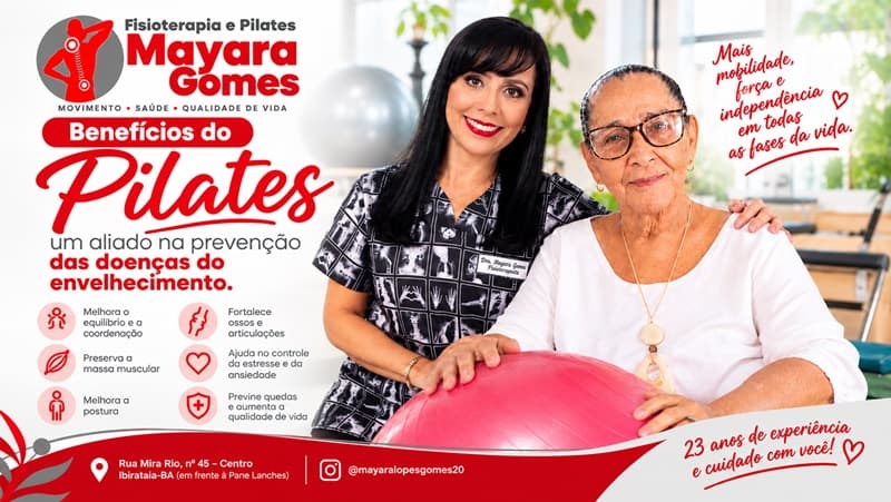 Ibirataia: Benefícios do Pilates; um aliado na prevenção das doenças do envelhecimento