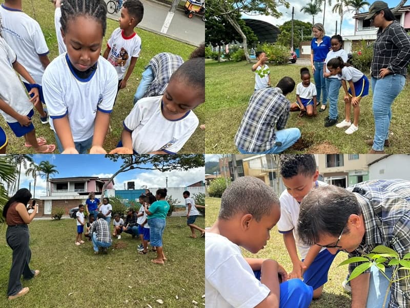 Ibirataia: Secretaria de Agricultura recebe alunos da Escola Eraldo Tinoco para dia de campo com atividades práticas