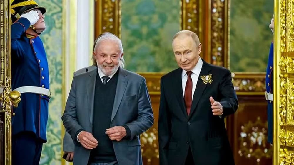 Putin parabeniza Lula pela reeleição e reforça cooperação entre Brasil e Rússia