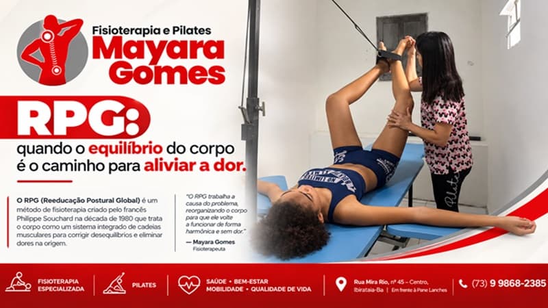 Fisioterapia e Pilates Mayara Gomes | RPG: quando o equilíbrio do corpo é o caminho para aliviar a dor