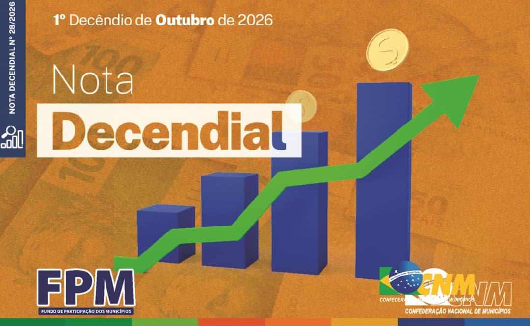 Primeiro repasse do FPM de outubro será creditado aos municípios nesta sexta-feira (9)